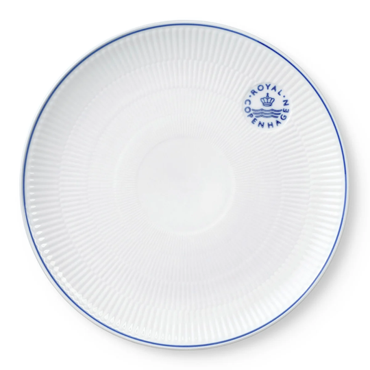 Royal Copenhagen Blueline coupe -lautanen Ø 27 cm Valkoinen-sininen